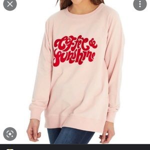 Wild fox oversized crew neck